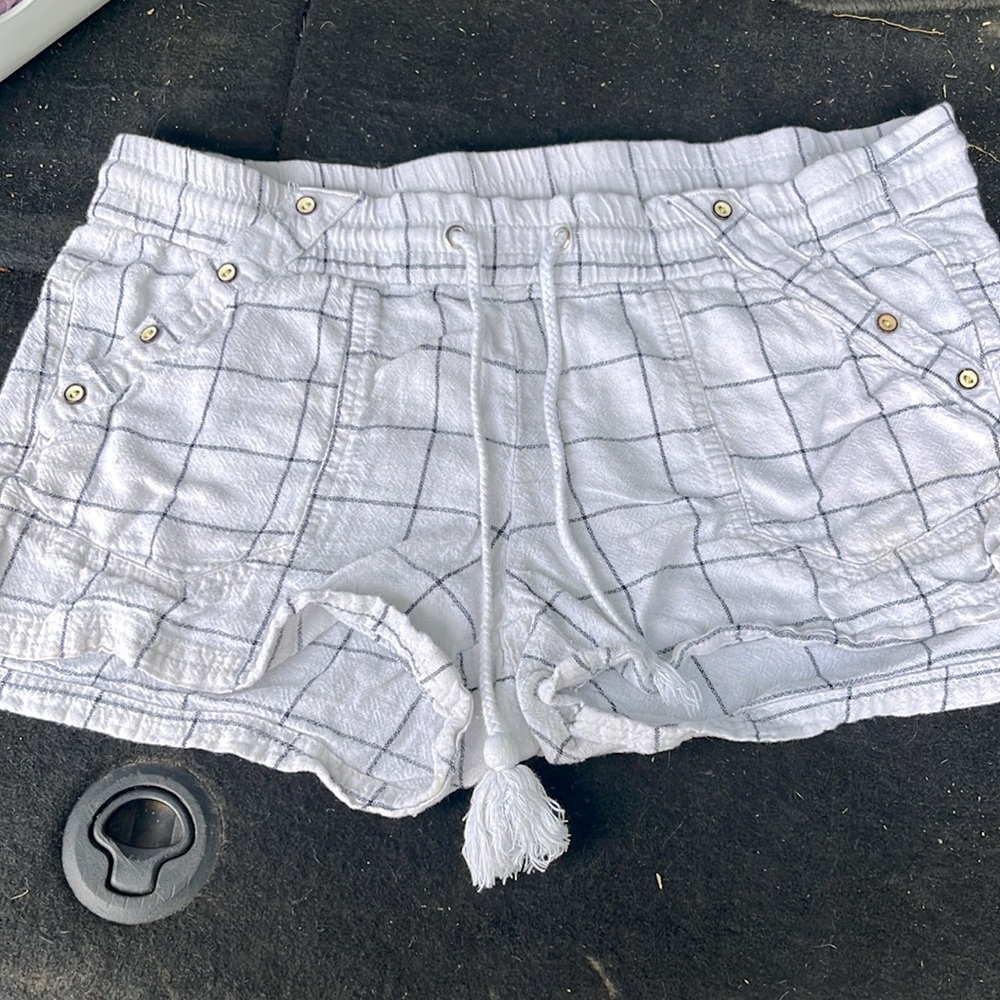 Cotton shorts w drawstring